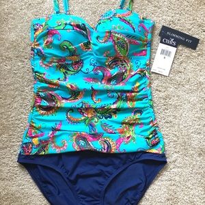 Champs Multi-blue Swim Suit